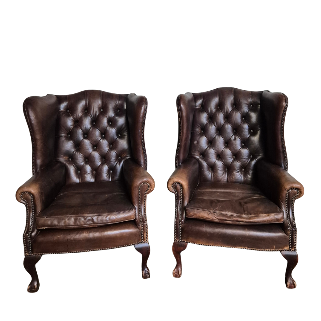 Pair armchairs