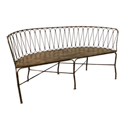 Iron bench