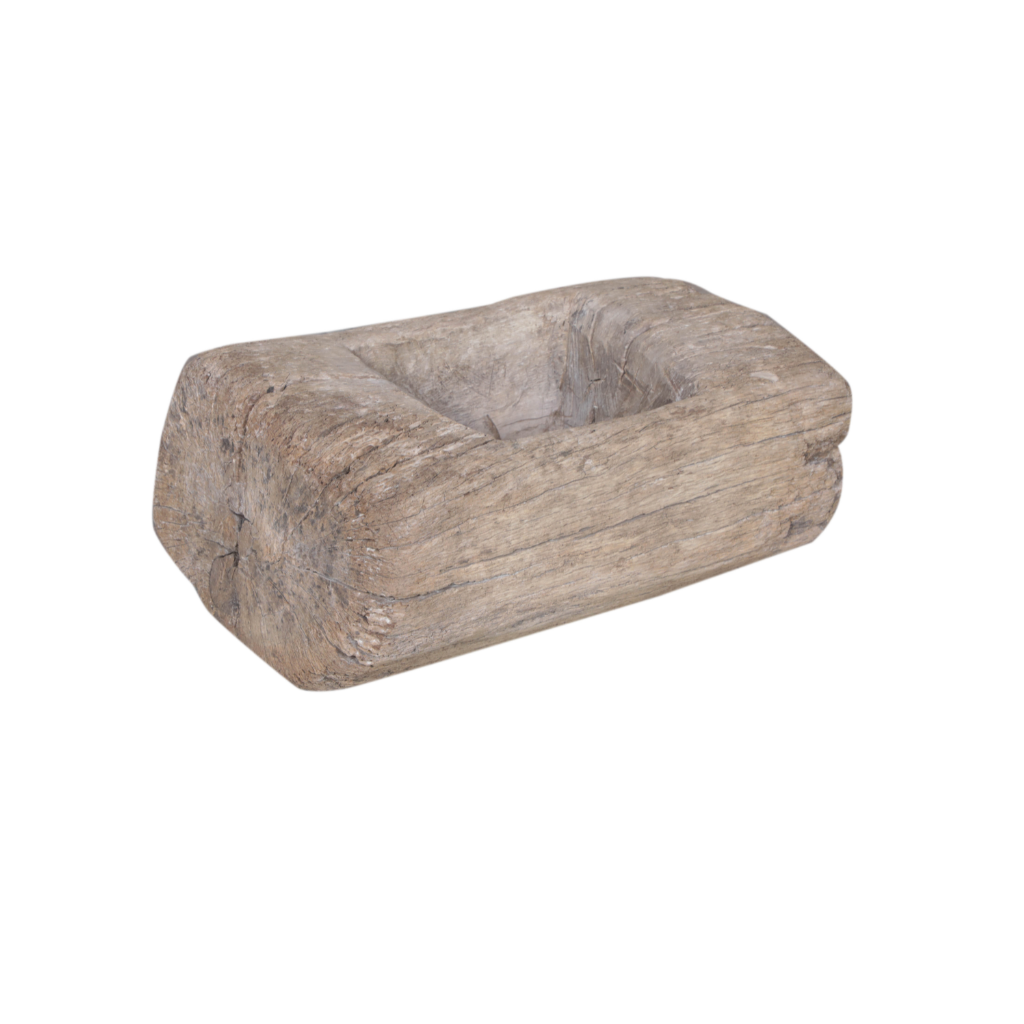 Wooden pot