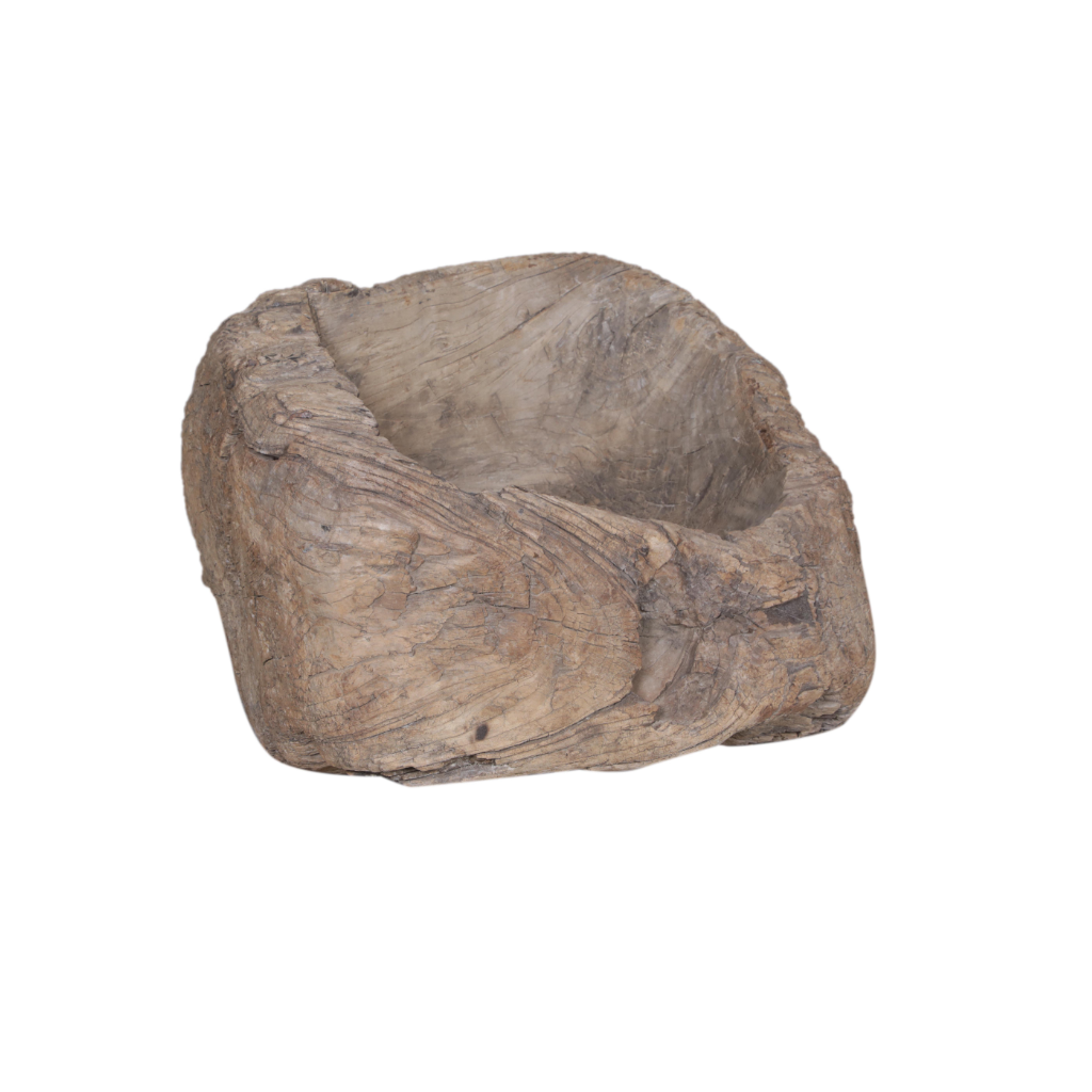 Wooden pot