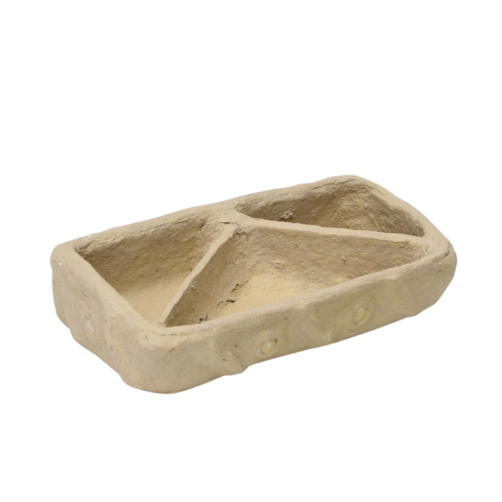Paper mache tray