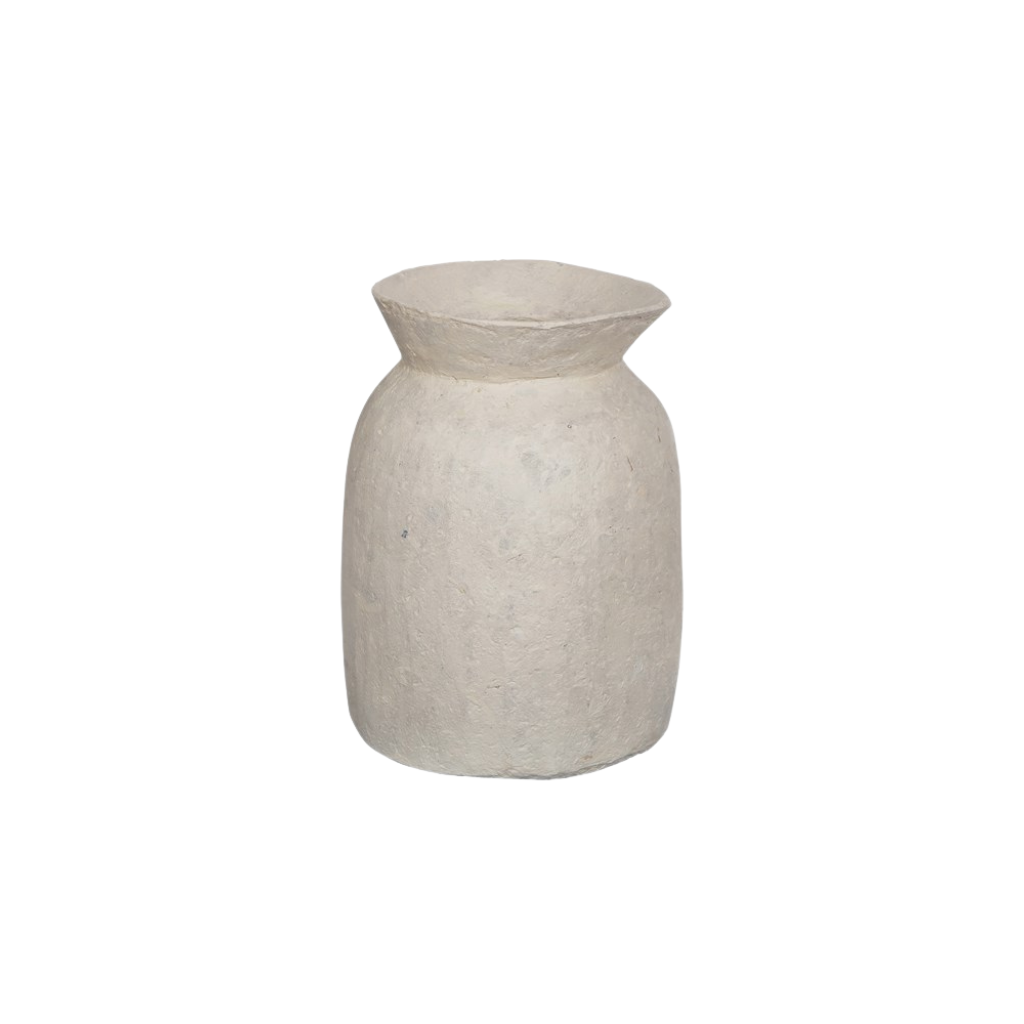 Paper mache vase