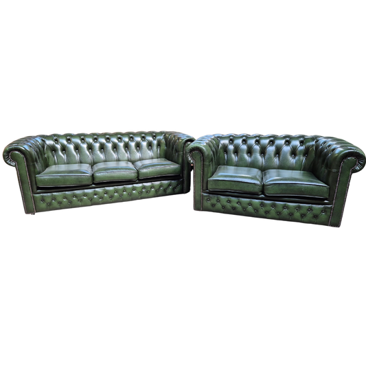 Leather sofa set