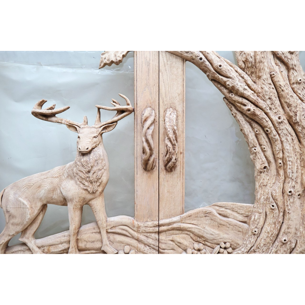 Carved door