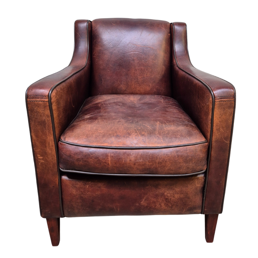 Leather armchairs
