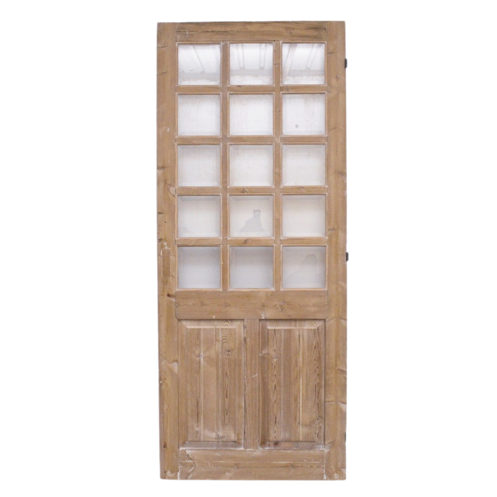 Single glass door