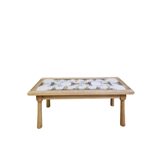 Tiled top coffee table