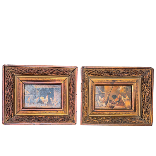 Pair of paintings