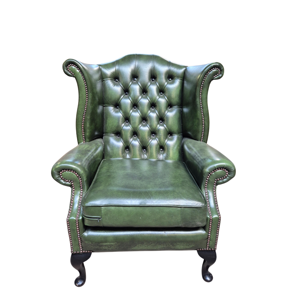 Two leather armchairs