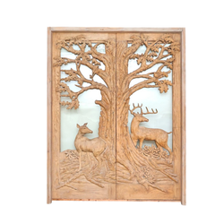 Carved doors
