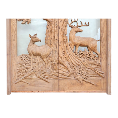 Carved doors