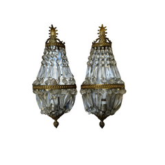 Pair wall lamps